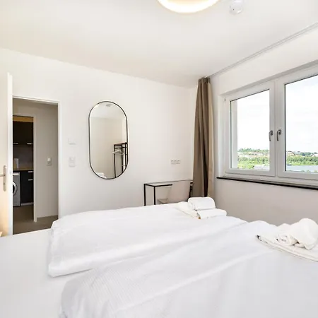 아파트 Penthouse Mit Ausblick 뷔르츠부르크