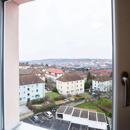 Penthouse Mit Ausblick 뷔르츠부르크